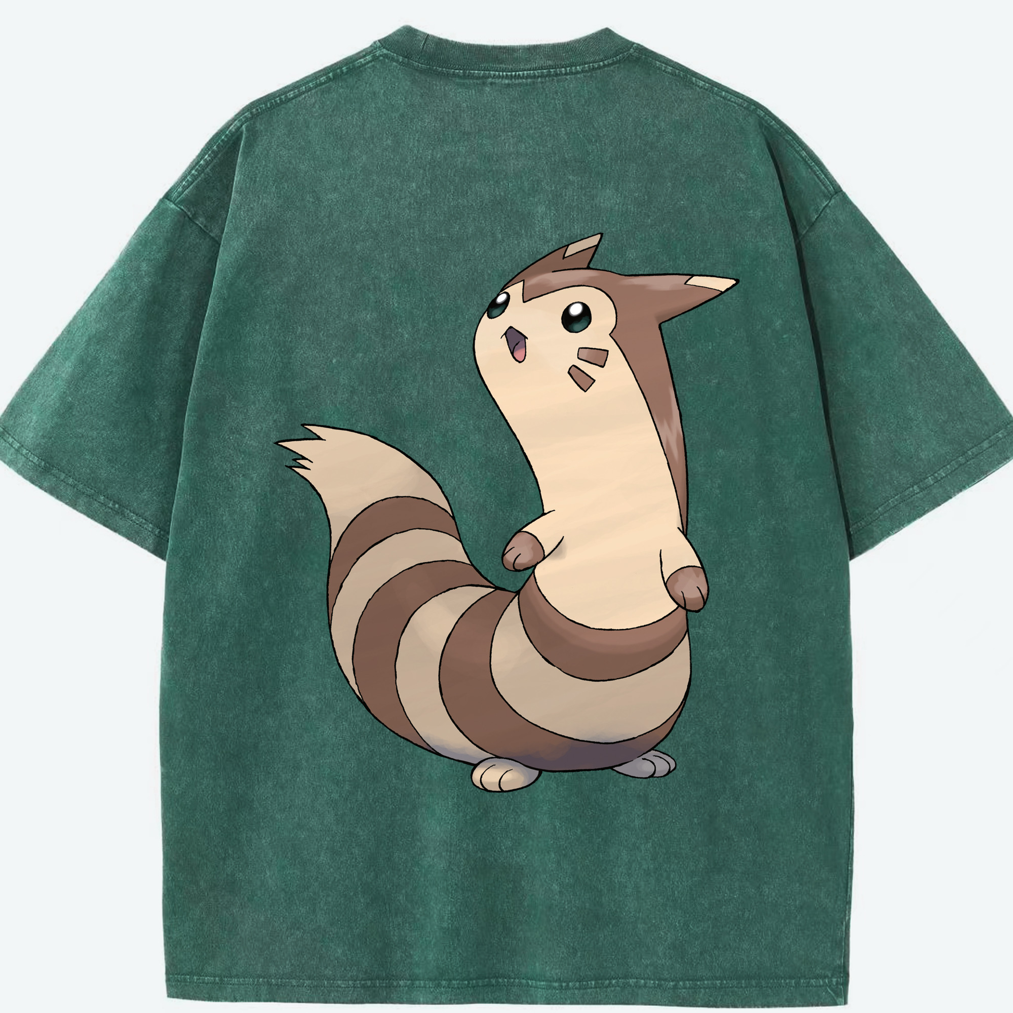 （画像用） ポケットモンスター Pokémon 綿100% ヴィンテージ風 半袖Tシャツ（背面プリント）